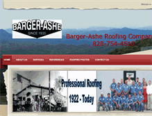 Tablet Screenshot of bargerashe.net